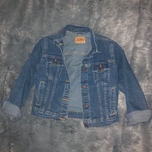 Levis cropped jean jacket